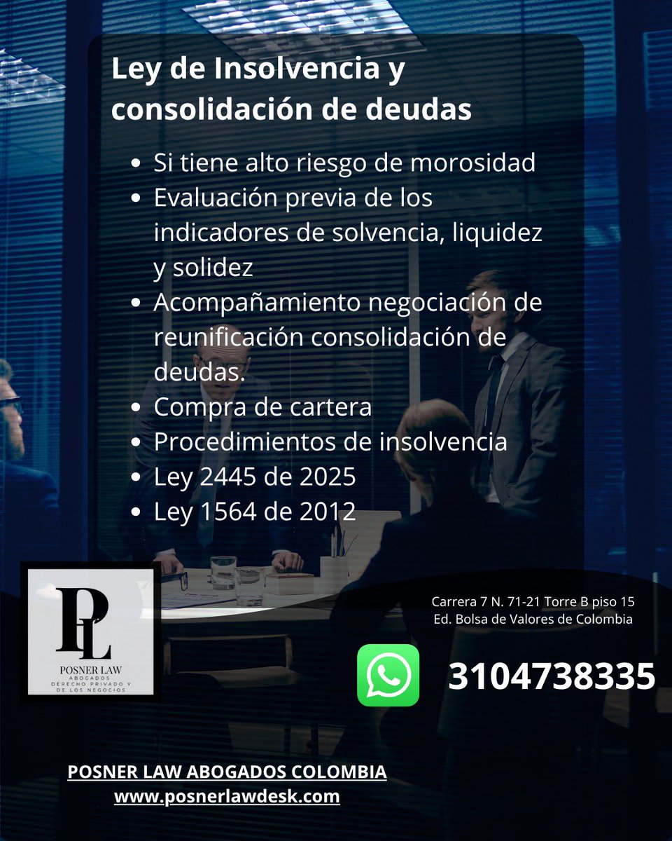 LawPosner's tweet photo. #Insolvencia #DerechoSocietario #DerechoComercial https://t.co/Uhoz1TPrey