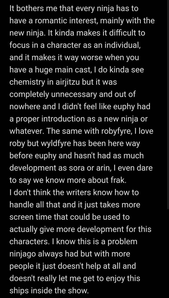 sea224_'s tweet photo. I know this is a popular take but this is also why I can't enjoy airjitzu, and I would like it more if they didn't have the intention to make it canon, at least not this way ig https://t.co/40rKrMzTJO
