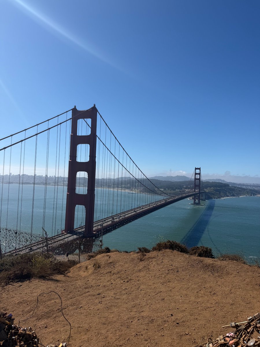 peterjeffrey's tweet photo. I planned an amazing last minute SF "mini-moon" for my wife and I yesterday with ChatGPT work. It suggested the perfect hike from Battery Spencer overlooking the GGB to Bar Bocce, making sure we got there in time right before the lunch rush. The best was an amazing niche recommendation to book a very reasonably priced private charter on the Taihoa with Captain Doug. Would have never found this but for Work!