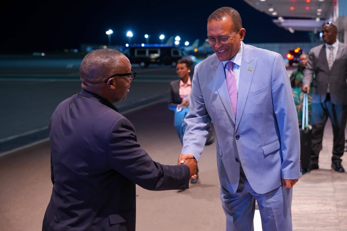MFAEthiopia's tweet photo. Minister of Foreign Affairs and Development Cooperation of Burundi and the current Chairperson of the Executive Council of AU, Édouard Bizimana, arrived in Addis Ababa this evening to participate in the 49th Ordinary Session of the Executive Council of the African Union.

Upon arrival at Bole International Airport, the Minister was warmly welcomed by the Chief of State Protocol at the Ministry of Foreign Affairs, Melaku Bedada.

The 49th Ordinary Session of the Executive Council will take place from July 28–29, 2026, under the theme: “Assuring Sustainable Water Availability and Safe Sanitation Systems to Achieve the Goals of Agenda 2063.”