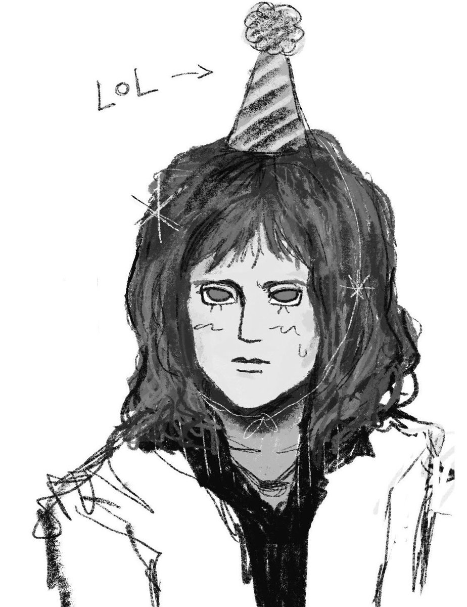 romirhye's tweet photo. #happybirthdayrogertaylor quick sketch for him https://t.co/B4UgTt058k