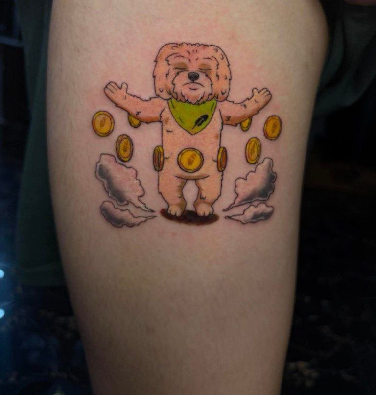 BrodieHasFun's tweet photo. FIRST EVER BRODIE TATTOO, by a community member 🐶

The dedication and support from the community has been insane and brodies, it’s just getting started 🙏🏼🦴

$BRODIE $PONS https://t.co/VsswGMykq4