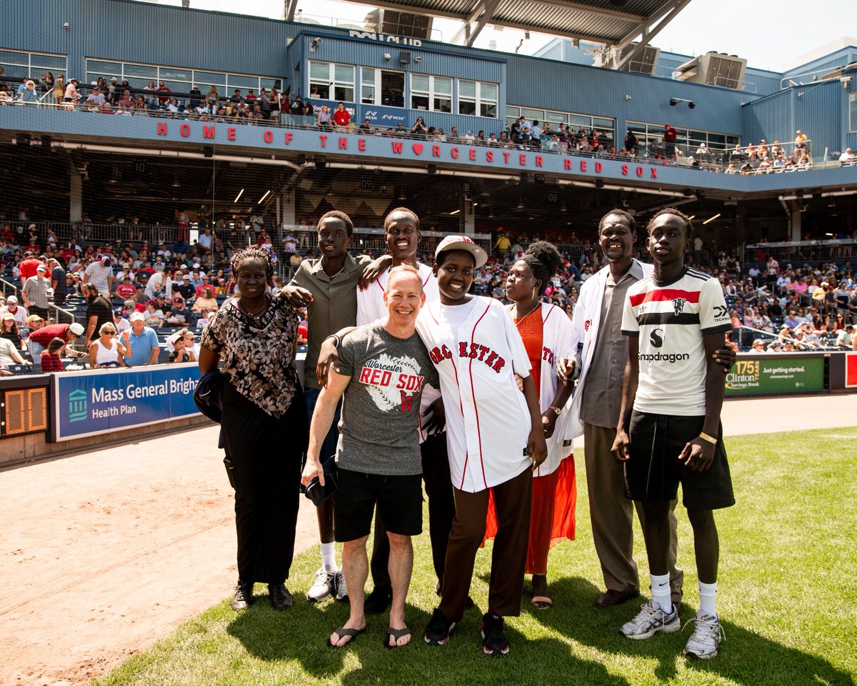 WooSox's tweet photo. Every year in partnership with @umassmemorial, we hold Home Run for Life. This year, we invited 15-year-old Ayuen Leet, who was hit by a speeding car 2 years ago and spent 24 days in a coma battling life-threatening injuries. https://t.co/Aw9aVUPMUn