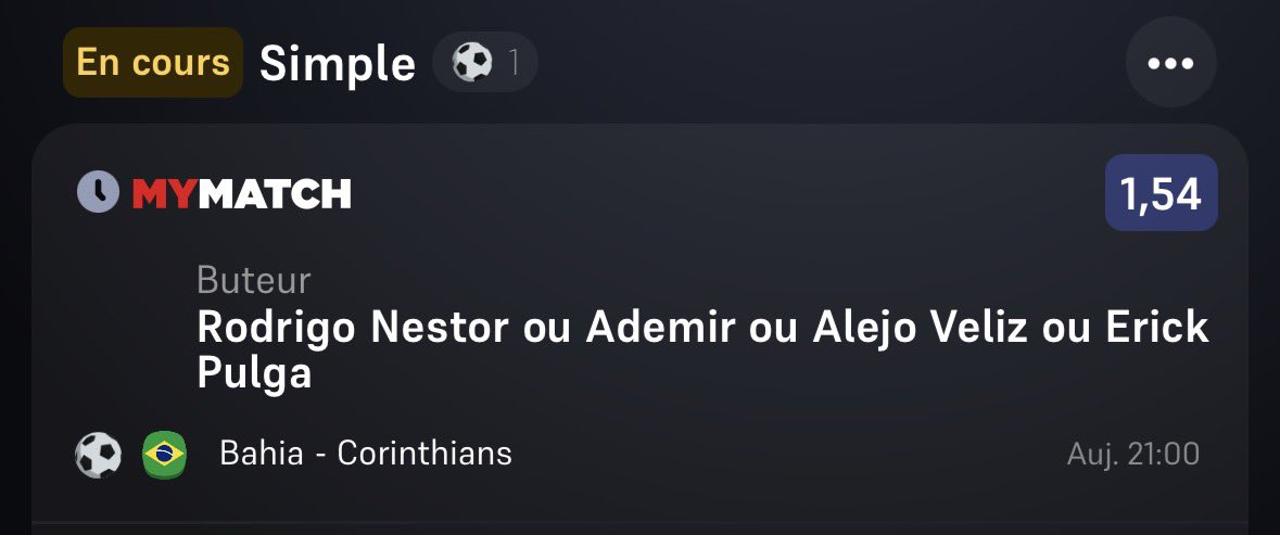 Maeo_Bet's tweet photo. Bet #SerieABetano 

Bahia vs Corinthians 

Rodrigo / Ademir / Veliz / Pulga à 1,54
💰0,50% 

Veliz MT1 à 6,00 
💰3,50€ Freebet 

#TeamParieur https://t.co/T5gQhmBv0o