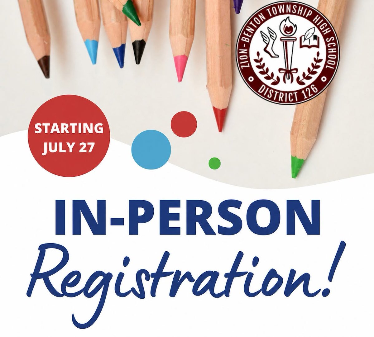 ZBPride's tweet photo. Zee-Bee families, it’s time to get ready! In-person registration, ID photos, and technology distribution begin Monday. ZBTHS students should report to ZBTHS, and ZBE students should report to ZBE. 

 ➡️ Registration information https://t.co/dhBOC5w88C

#ZBPride #BackToSchool https://t.co/jCpZ6zCXI2