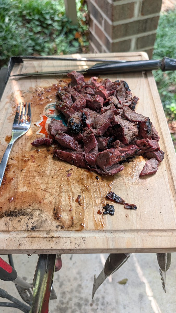 The171Hitman's tweet photo. Deer tenderloin courtesy of my 300 blackout suppressed. And some wings.
#KamadoJoe #CleanEats https://t.co/p705sjTjV6