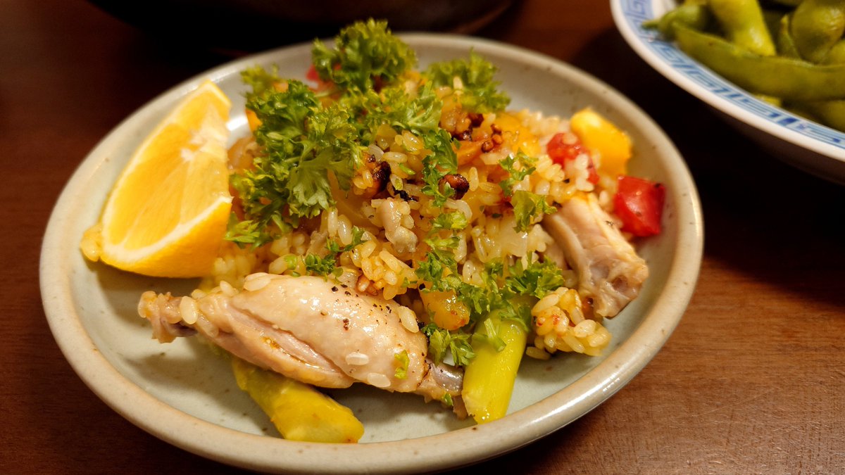 Pocket_Cowboy's tweet photo. 今日はパエリアくいました🥘 https://t.co/RmWTp2sZk0