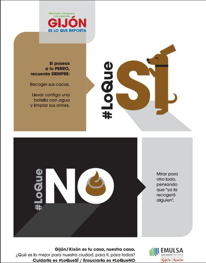 ondacerogijon's tweet photo. Lanza @EMULSAGijon la campaña "#LoQueSí #loqueno Tú eliges el #Gijón que quieres". Busca reforzar los hábitos de limpieza y reciclaje https://t.co/AaIORwVDwU
