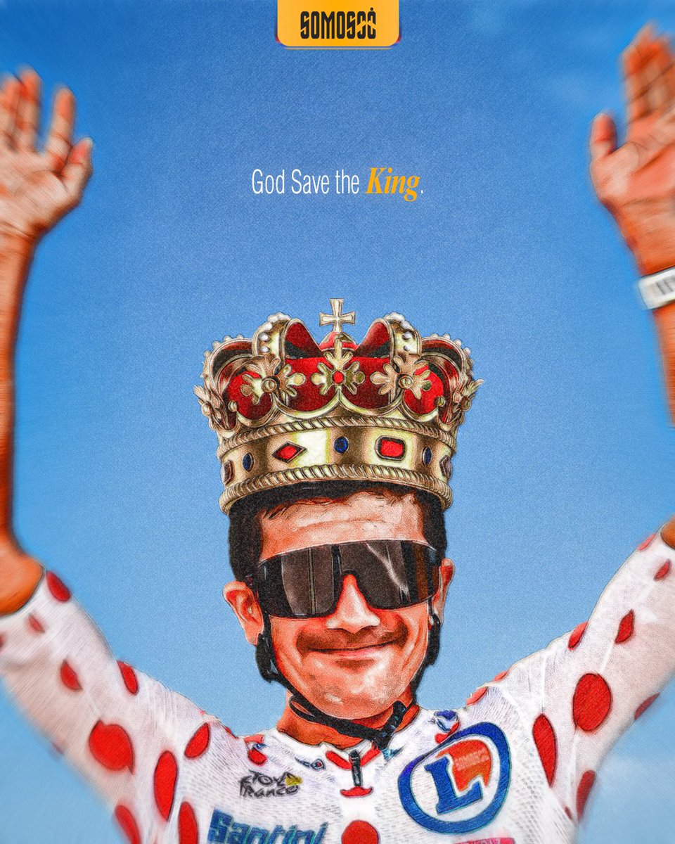 Somos90fut's tweet photo. 🚨 #OFICIAL | Richard Carapaz🇪🇨 es el CAMPEÓN DE LA MONTAÑA en el Tour de Francia 2026. 🇫🇷🚴‍♂️

😎 Es la SEGUNDA VEZ que se queda con el maillot de lunares rojos: 2024 y 2026.

💪 Por otro lado, fue el ciclista MÁS COMBATIVO de la competencia y terminó OCTAVO en la Clasificación General.

—
@RichardCarapazM #Ecuador #TDF2026