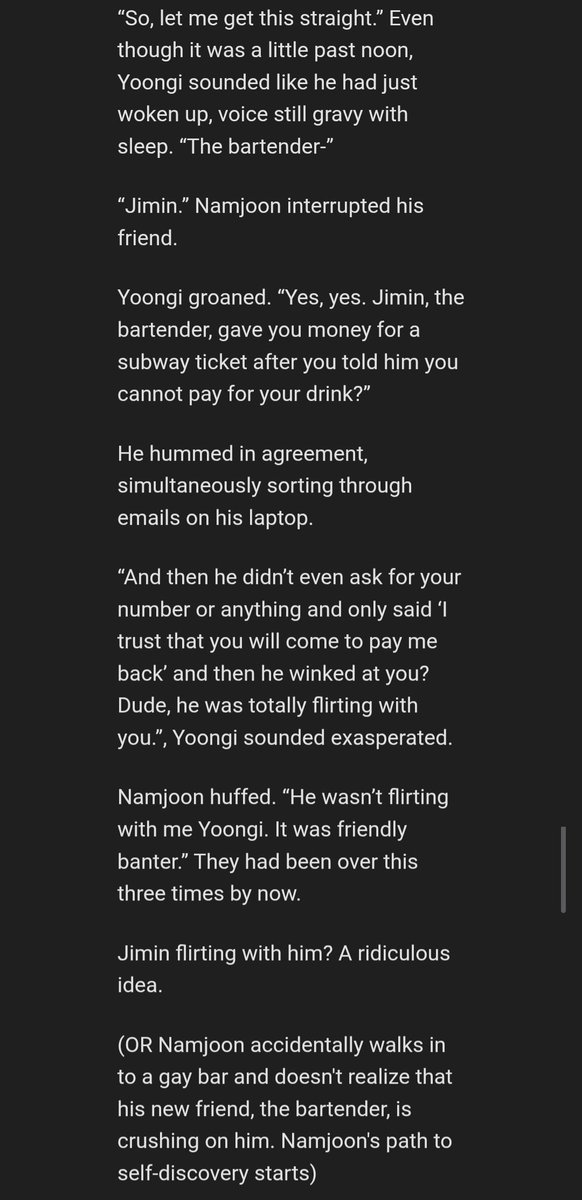 chikachuu___'s tweet photo. My first fanfic is complete!!

How to catch a falling knife

☆MiniMoni
☆Rated T
☆10/10 chapters, 31k words
☆AU, internalized homophobia, slow burn, NJ is kinda dense
☆ Link in replies https://t.co/vjeisBQRTQ