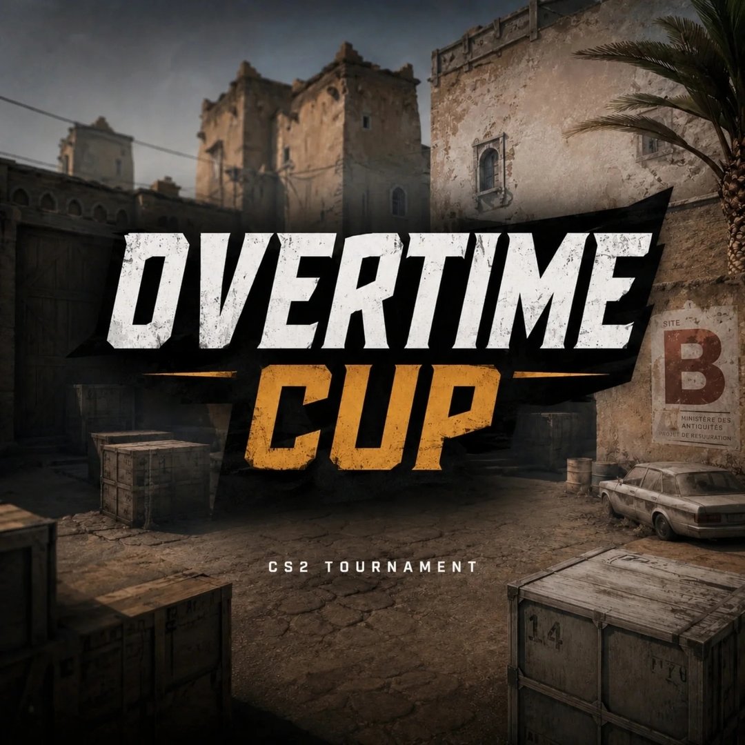 esports_belatv's tweet photo. 🚨A OVERTIME CUP abriu oficialmente as inscrições para a sua primeira edição de CS2 com Prémio de 350€

O torneio terá um buy-in de 30€ por equipa, já conta com várias equipas inscritas.
Além desta primeira edição, a OVERTIME revelou ainda que vai haver mais torneios no futuro. https://t.co/6p5waYHLzF