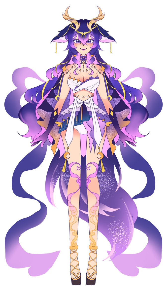 Avinyxx_'s tweet photo. Beautiful Vtuber outfit design by the wonderful @Khoi_ist 
And Vtuber Model brought to life by the wonderful @chorloms. both such lovely and talented artists! https://t.co/qvevb8oIC9