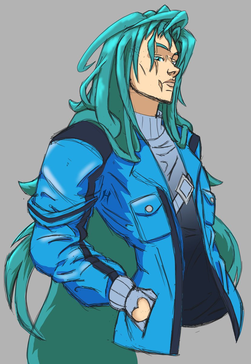 TheGreenCount's tweet photo. My half of an art trade. https://t.co/CCMQBR66YL