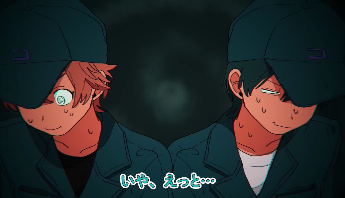 100draw100's tweet photo. 이거 진짜 전자는 걍 읍리고 후자 히토시 등장하자마자 비명꺅지름 https://t.co/vcErdP7Q9P