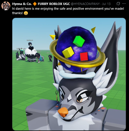 OpenBloke's tweet photo. dont you make roblox porn on an alt lol https://t.co/VYTRur1rS4