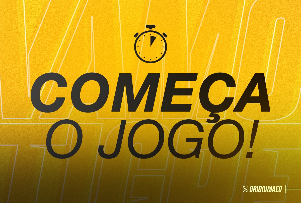CriciumaEC's tweet photo. Bola rolando para Criciúma x Náutico pela Série B! Vamos pra cima Tigreeee! https://t.co/UiUFSw6smq