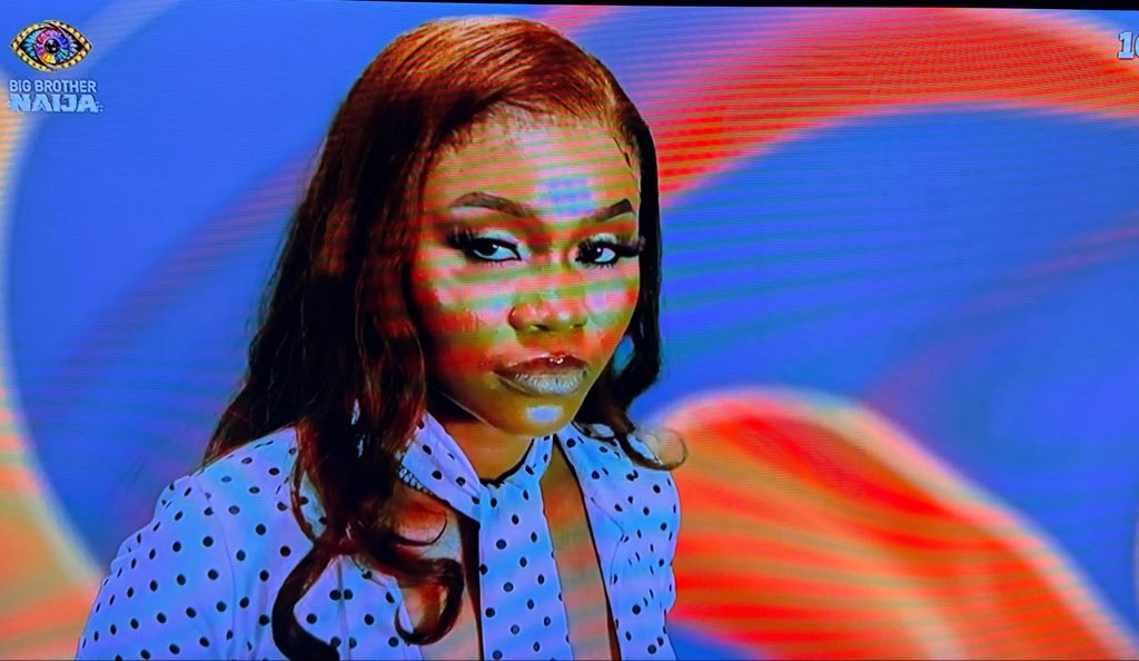TWEETORACLE's tweet photo. Flora is 30yr old from Delta state, a beauty entrepreneur, Is ambitious and never afraid to say her mind, very loving and hates gossips. Got no plans for love. 

Na so dem Dey talk sha  #BBnaija https://t.co/4uQAcLFDQw
