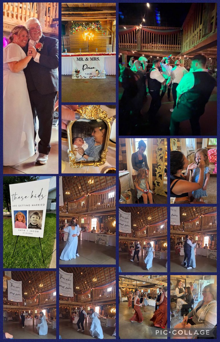Dawnp904's tweet photo. It was all perfect 💒 

Many pics to come but until the bride shares I will keep mine limited. The epic mother/son dance was a success 💃 

Now to nap and recover 😉 

At one point I looked at my hubby and said “our children are all married and have families of their own” 🤯 🥹 https://t.co/YgHcmlNCrV