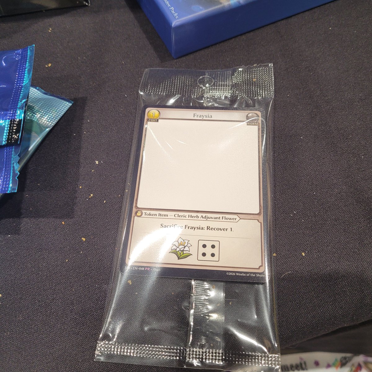 AusGames's tweet photo. Got my Fraysia token for Pantheon at OffKai! https://t.co/uB2m1sQ52V