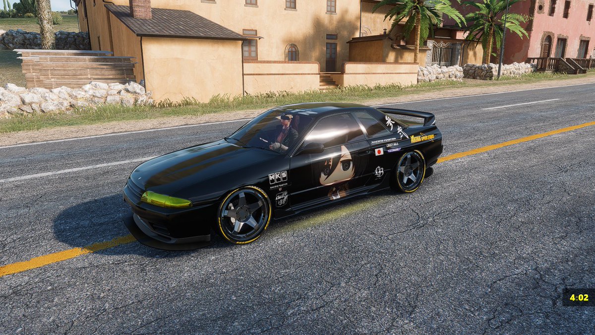 HlTGS_offcl's tweet photo. 痛車なのかステッカーチューンなのか分かんないけど情報量多めで作ってみた
#レーシングマスター
#レーマス
#レーマスデザイン https://t.co/dLaWBgX8TT
