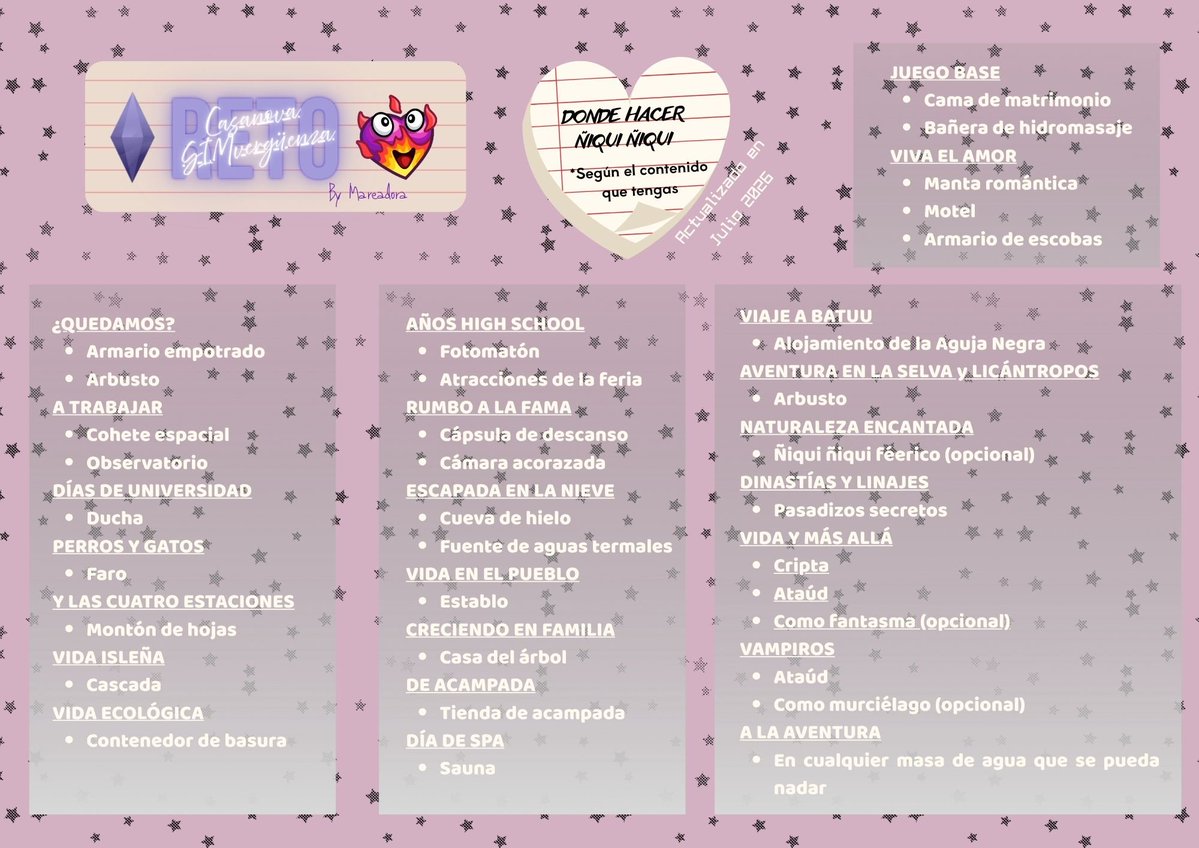 Mareadora_'s tweet photo. Reto de "Casanova SIMvergüenza" actualizado!!! Espero que os guste 😳

#sims4 #retosims #retosims4 #simvergüenza #sims4reto https://t.co/6BRj4rbihQ