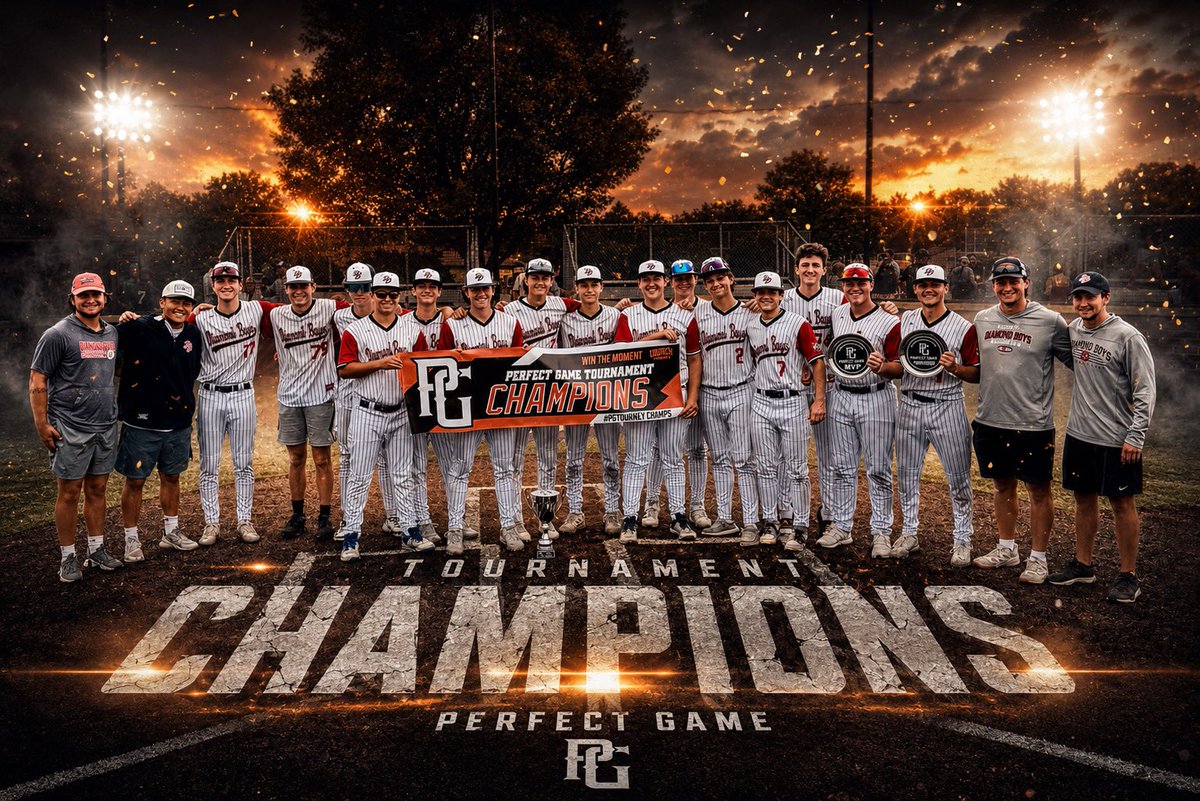brettwarren05's tweet photo. Perfect Game Champions! Looking to finish the season strong in Cincy. Some great swings from the week. @PG_Tourney @PerfectGameUSA @DBBaseballClub @DB17uShowcase @NCSA_Baseball @SEHS_BASEBALL https://t.co/ohK27YAgLe