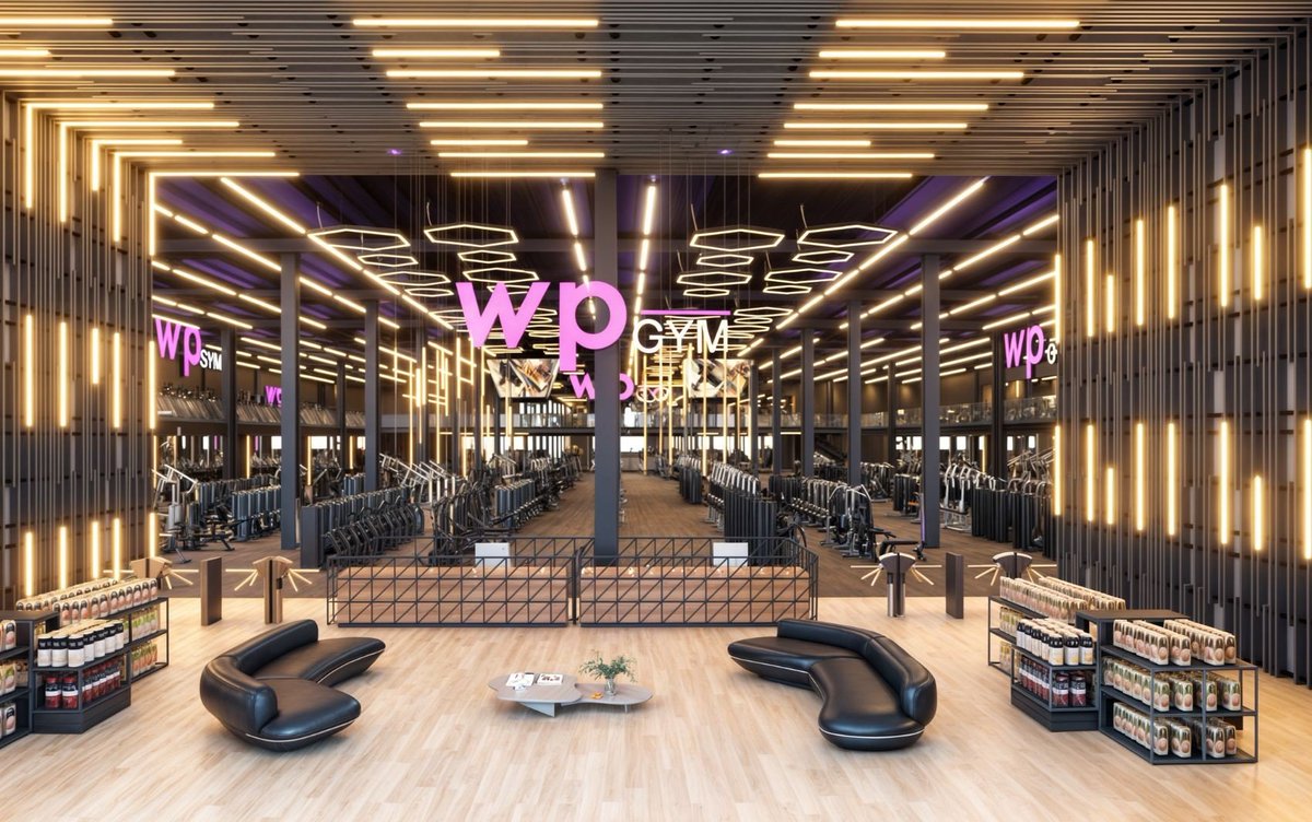 juridicupop's tweet photo. A Virgínia investiu R$ 5 milhões de reais nessa academia e ela tem mais de 600 aparelhos 

Além de ser enorme, ela também tem uma área de massagens e uma loja da WePink logo na entrada

Na área de cardio, as esteiras ainda permitem carregar o celular e comprar produtos da WePink enquanto você treina, visionária demais kkkkk
