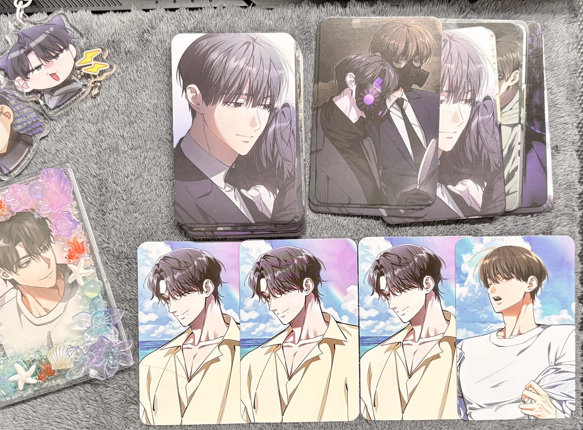 Jamillekuroke's tweet photo. ผลประกอบการวันนี้ 11 สุ่ม;-;
สเปซายองออกเยอะกว่าพี่อึยแจอีก🥲 เดี่ยวมาปล่อยใบซ้ำกับสเปคับราคาน่ารักๆ (ขอคนไม่ซีเรียสตำหนินะคะ)💜🩵 
คาส่ง 50-. ฝากของได้เหมือนเดิมค่ะ🫶

#พี่กระบวยเที่ยวไทย #ฮันเตอร์อยากใช้ชีวิตอย่างสงบ #ตลาดนัดมันฮวา 
#ตลาดนัดmanhwa https://t.co/Icr0ax9r6z