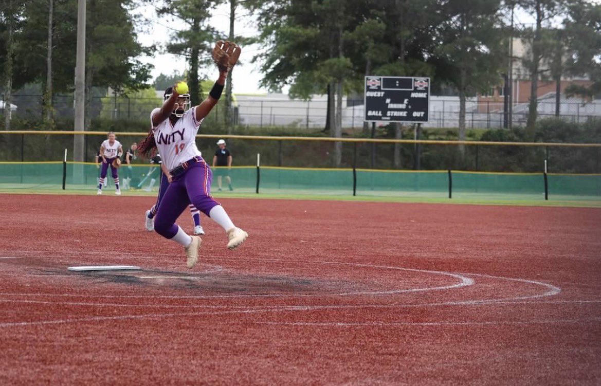 AliDenmark2031's tweet photo. This week I pitched with Unity VB at AFON in Chatt! Pitching 14 innings in 5 games allowing 2 ER with 5Ks (1.00 ERA/ 1.42 WHIP). We balled until the very end after winning 5 games in a row. Most importantly, I learned a lot from these girls and coaches AND had so much . Thankful to have my girl Hadlee to experience it with me. Grateful for the opportunity to compete! #unitysoftball #recruit #prospect #softball #pitcher
