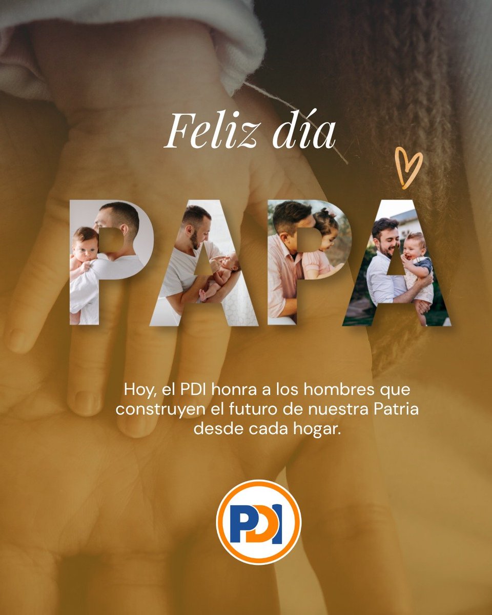 PDIrdoficial's tweet photo. El verdadero liderazgo empieza en el hogar. 

Hoy celebramos a los hombres que con trabajo, honestidad y amor educan a las futuras generaciones y sostienen a la familia dominicana.

¡Feliz Día del Padre les desea el Partido Demócrata Institucional! 🇩🇴

#DíaDelPadre #PDI #Valores https://t.co/Tt5jV7Gswi