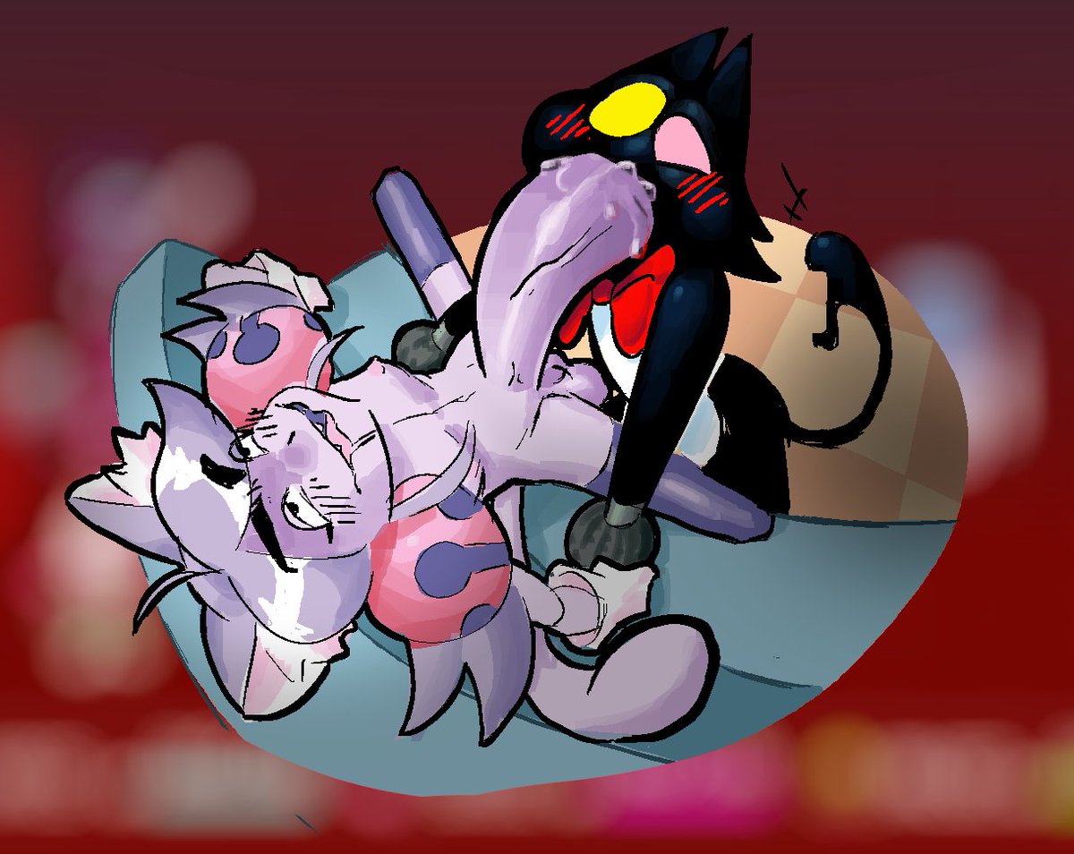 AbogNSFW's tweet photo. MewMew x Pluey https://t.co/7Dpfw8tGxy