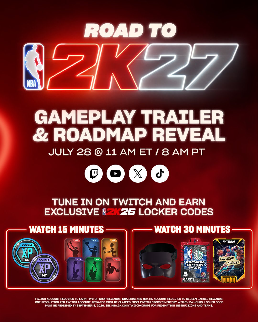 NBA 2K27 Gameplay Trailer On July 28