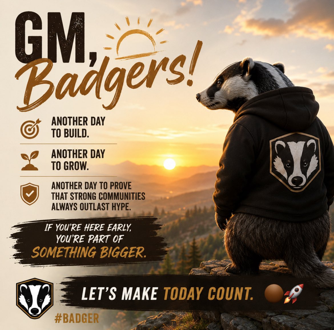 Honey Badger Doesn't Care tweet media