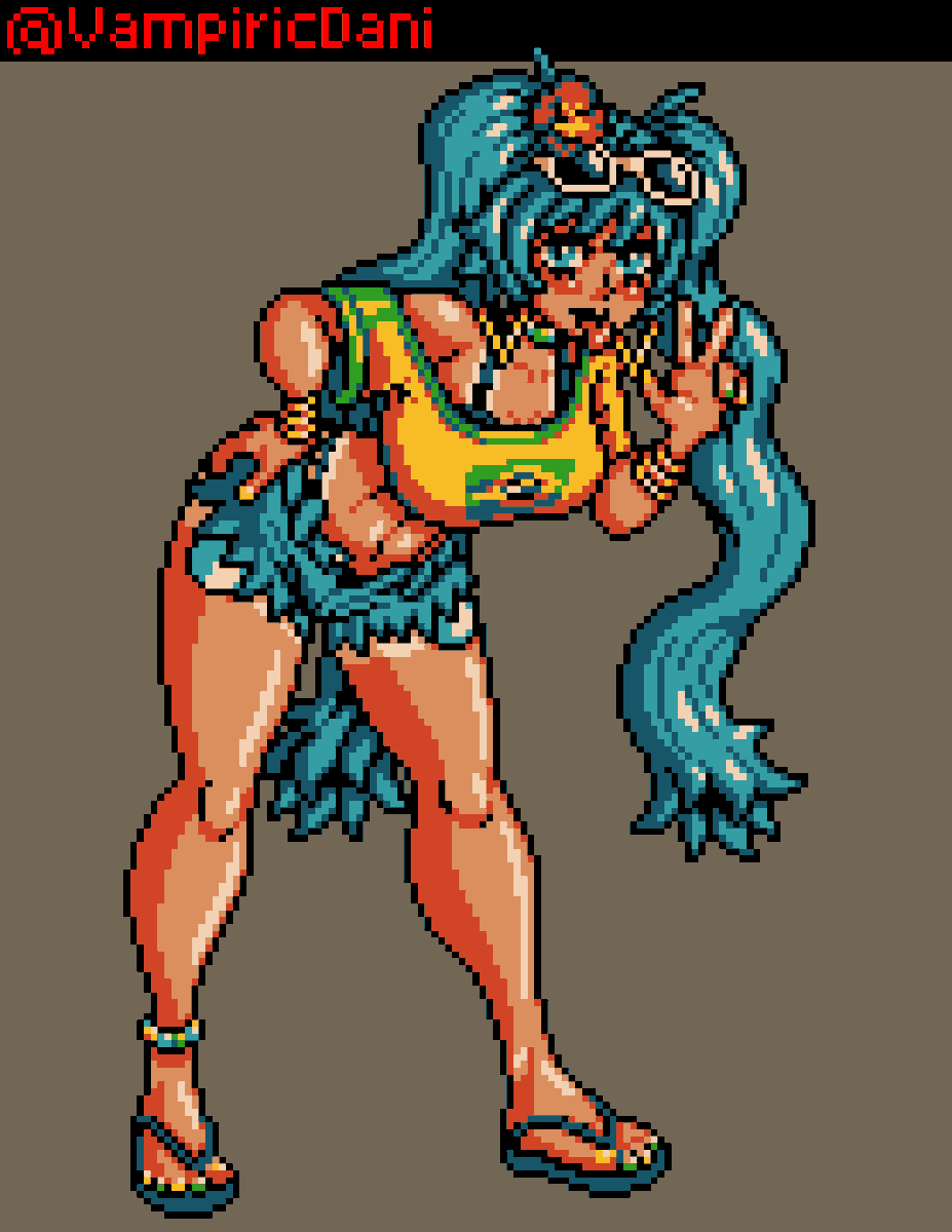 VampiricDani's tweet photo. Brazillian Miku 🇧🇷💚💛💙
#BrazilianMiku #DigitalArt #PixelArt #HatsuneMiku https://t.co/NE9mBgGhGR
