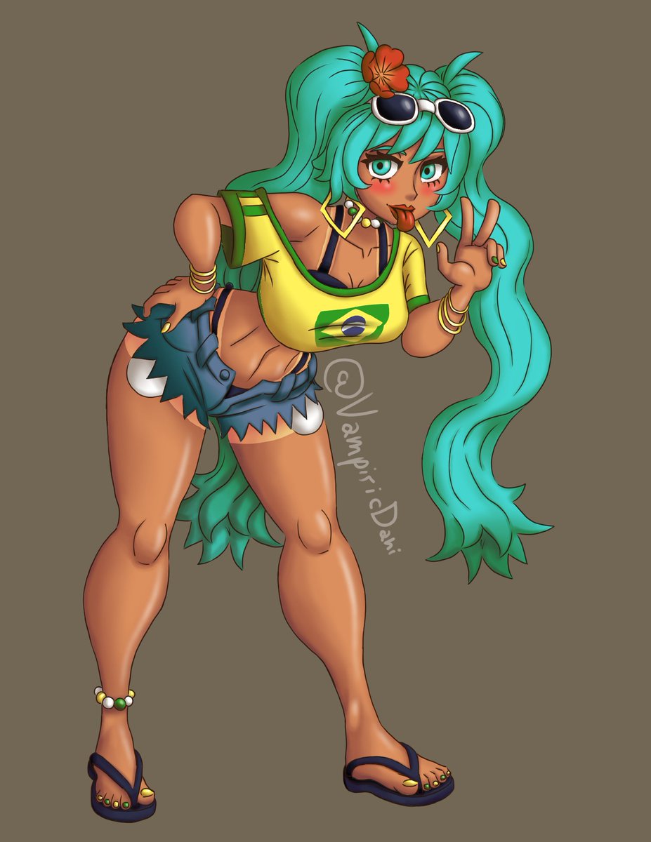 VampiricDani's tweet photo. Brazillian Miku 🇧🇷💚💛💙
#BrazilianMiku #DigitalArt #PixelArt #HatsuneMiku https://t.co/NE9mBgGhGR