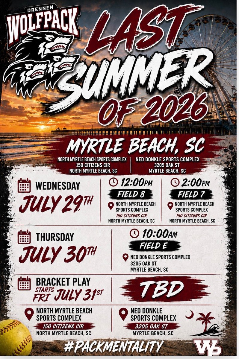 LexieCharles13's tweet photo. @coach_rickyh 2028 RHP - we are ready to make some noise! Would love for you to come watch our team! I pitch the first game on Wednesday! https://t.co/XL8r6sPIVE