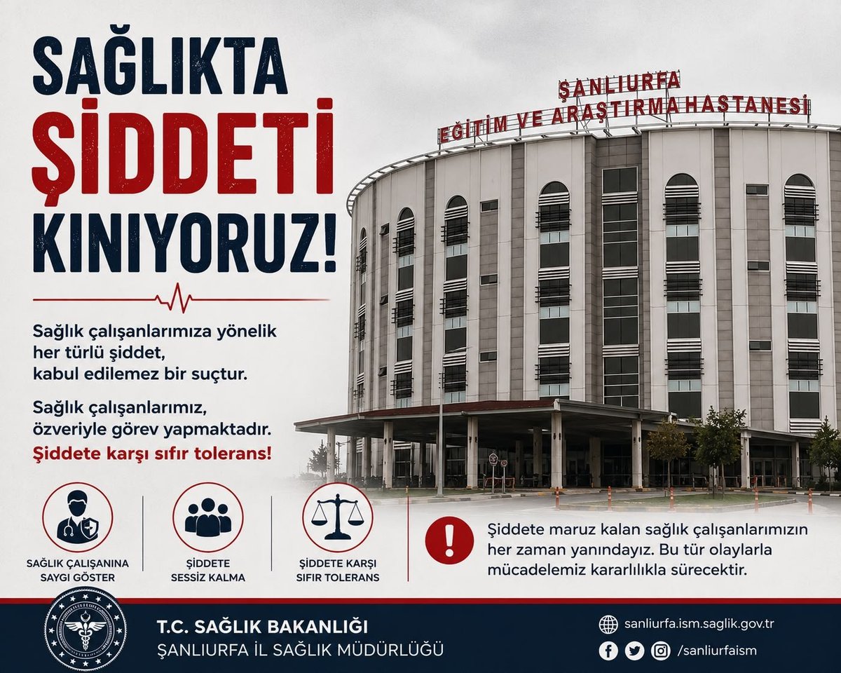 sanliurfaism's tweet photo. KAMUOYUNA DUYURU

https://t.co/ljixy2c8ku

@saglikbakanligi
@halksagligigm 
@sbkhgm 
@ErhanBerkDR https://t.co/bwi7QwE17p