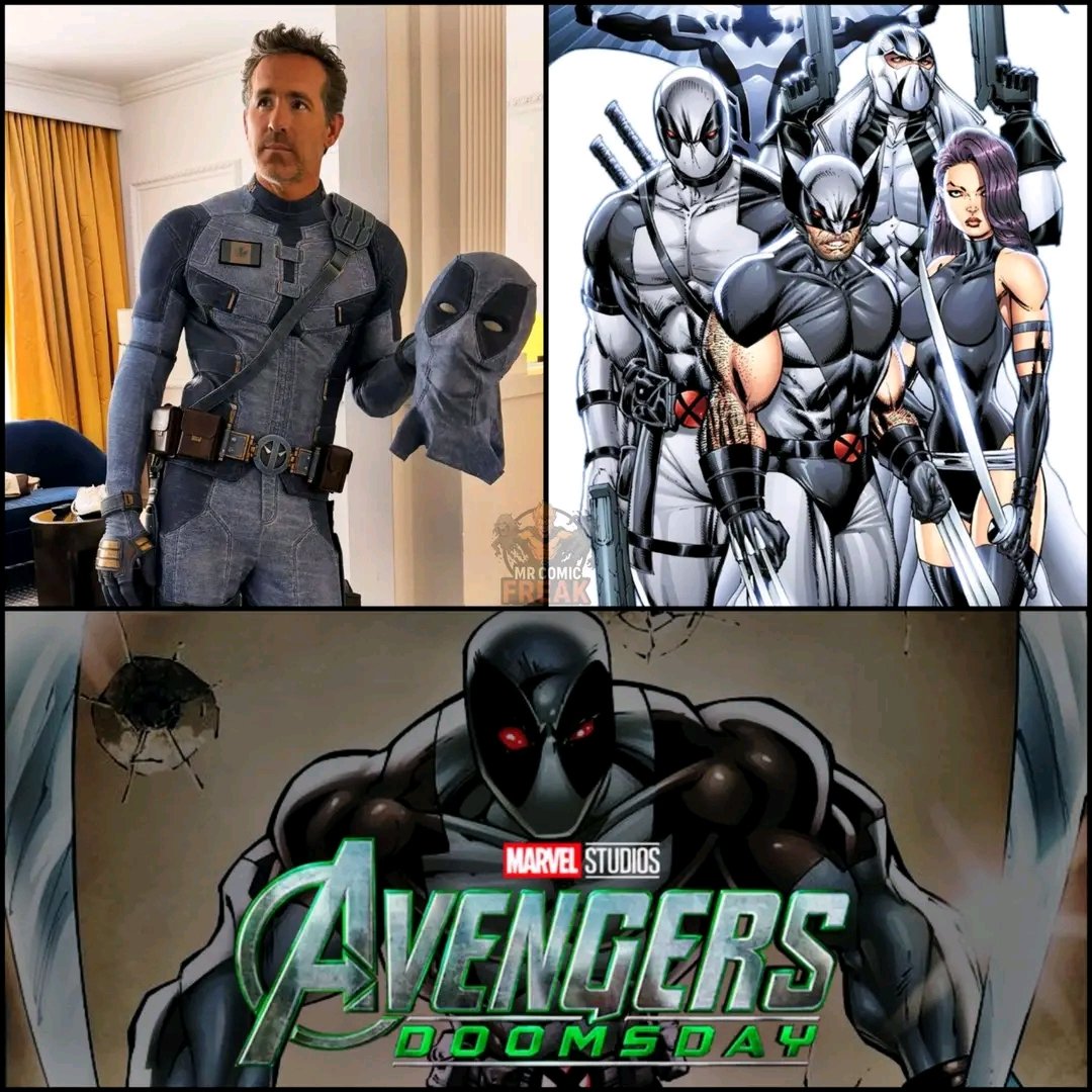Kebbiking2's tweet photo. Ryan Reynolds showing up with Grey Deadpool suit isn't random at all.

In the comics, Wolverine formed the Uncanny X-Force, a secret team created to eliminate threats to mutantkind before they could become larger dangers.

They takes lethal decision to take down any threat. 

But Magneto discovered the team's existence and forced Wolverine into an impossible choice: k!ll a former Nazi who had attempted to start a new life in Brazil, or have the team's activities exposed to the government and the X-Men. 
Wolverine ultimately appeared to carry out the mission. 😬

Now, Ryan Reynolds has been spotted wearing the same X-Force costume from the comics.
That could be a tease for Deadpool's role in Avengers: Doomsday alongside Wolverine.

Reportedly Deadpool and Wolverine will battle Tobey Maguire's Spider-Man and Doctor Octopus in their universe as part of an incursion-related conflict.
 If that's true, it's possible that Magneto and Cyclops could ordered them to help save the X-Men universe from destruction. 

Also Ryan Reynolds previously said he was working on a new Deadpool project where Deadpool wouldn't be the main focus, hinting instead at an X-Force story. 

So This grey suit may have been teasing both Avengers: Doomsday and the future of Deadpool 4 all along. 
Ryan always do such things! 

What Do you think? 🤔

#Deadpool #XForce #UncannyXForce #AvengersDoomsday #Wolverine