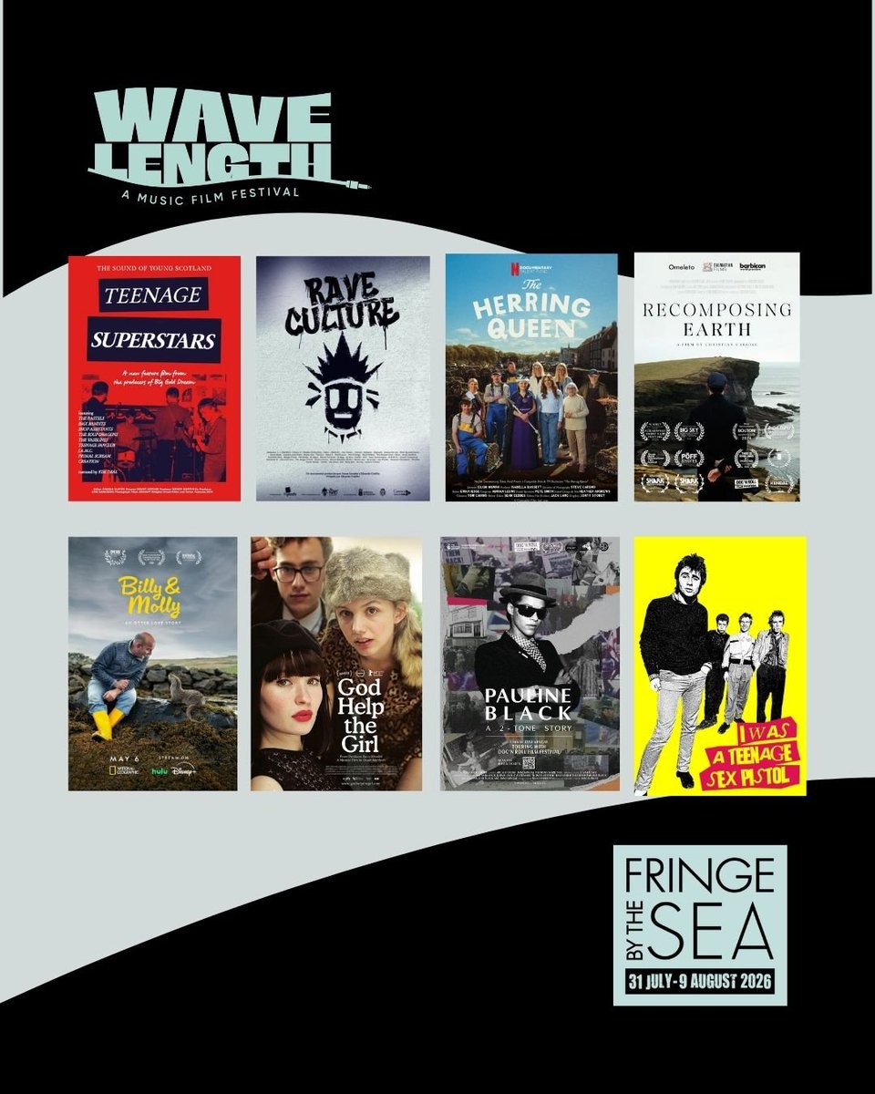 VicGalloway's tweet photo. So many great things to see as part of 'Wavelength' at @fringebythesea2 🌊🎬🎶
Film screenings, Q&A's, LIVE performances, DJ sets & more! Come along if you can 🙏
Tickets 🎟 & info: https://t.co/R0kHEpEaAY
See you in North Berwick ❤️
@docnrollfest #fringebythesea #wavelength https://t.co/ZCTyTN4wkC