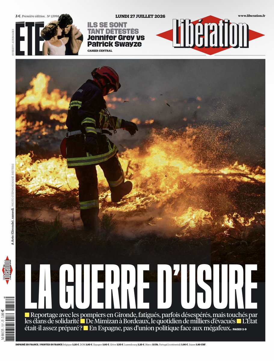 JFGuyot's tweet photo. #une @libe https://t.co/cVNVvEwCow