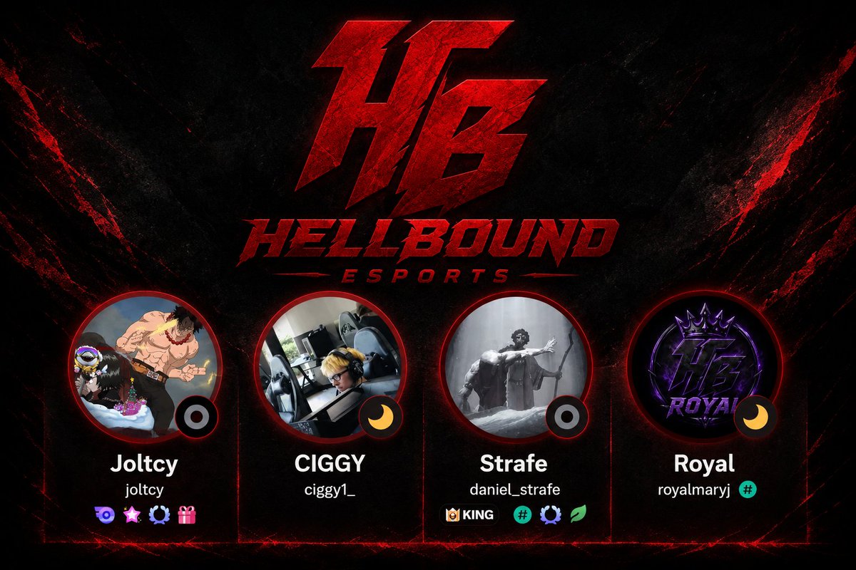 hellboundesport's tweet photo. 2 ROSTERS 1 LEAGUE COMPETING INSIDE THE IRON 6 LEAGUE RELOADED SEASON 3 HELLBOUND ESPORTS ARE READY FOR THE CHALLENGES UP AHEAD SO KEEP A LOOKOUT FOR US @iron6league #CDL #weready  #wehungry #HBONTOP #IRON6LEAGUE THIS IS ONLY THE BEGINNING FOR US 🙏 #wenext #GREATNESS #HELLBOUND https://t.co/E5mOMi7WkI