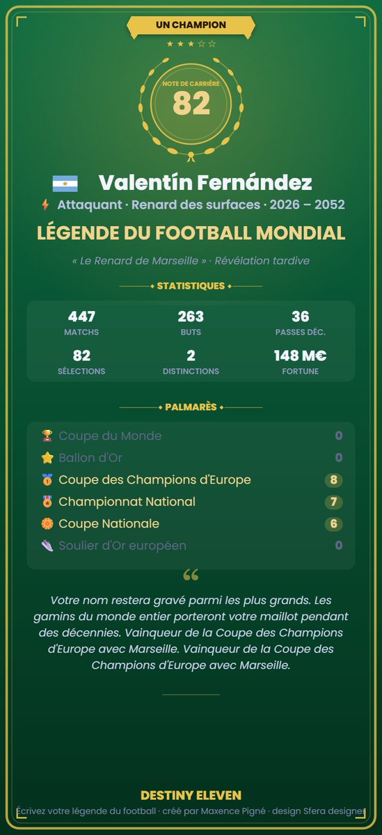 menxds5lr's tweet photo. C'est trop aléatoire ce jeu #destinyeleven https://t.co/WyHGtQhudY