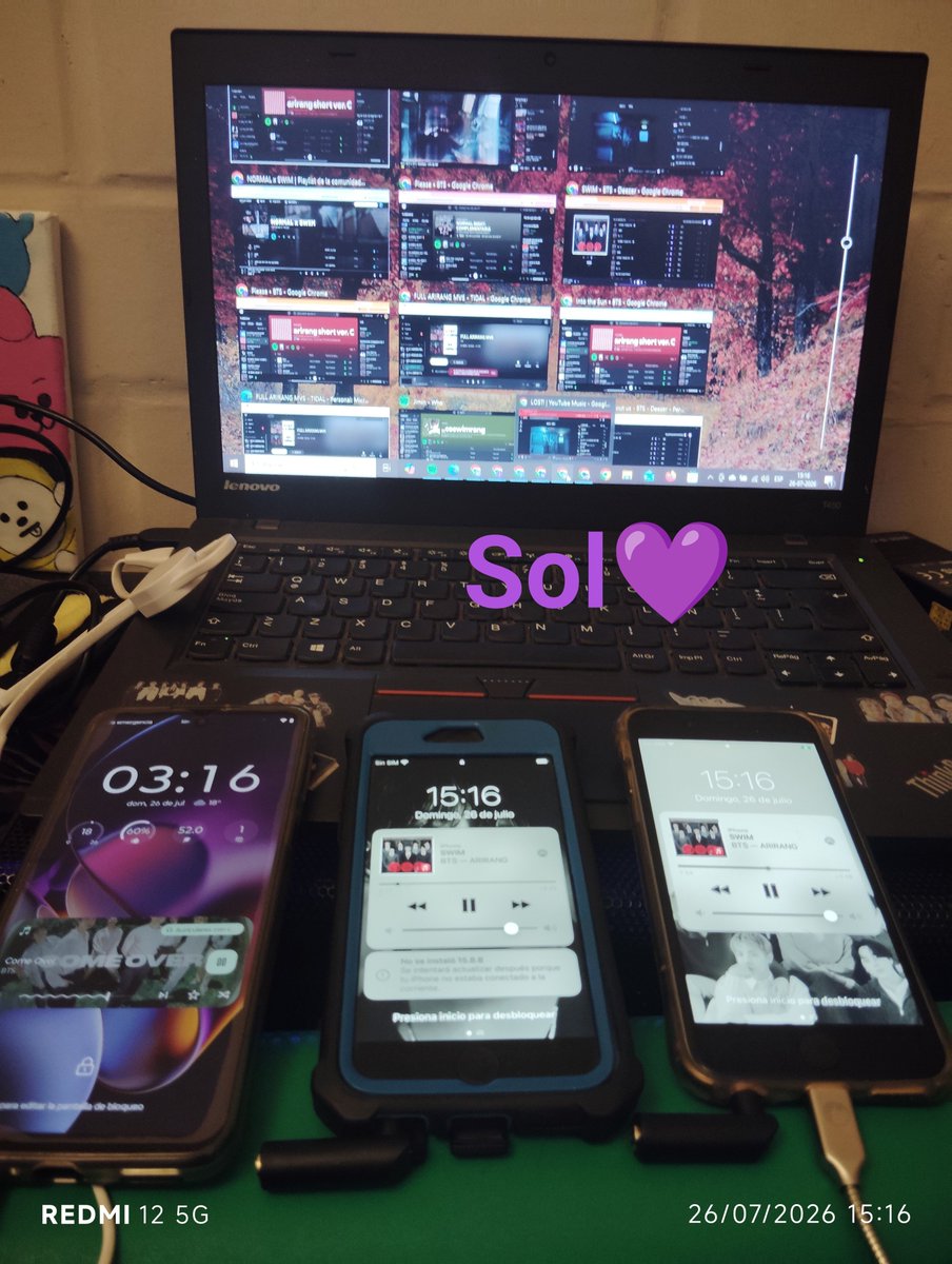 19Msoledadc's tweet photo. Pocas pero hay quienes se enfocan en lo que importa.
#NoStreamNoArmy @BTS_twt https://t.co/n5KRuteVzG