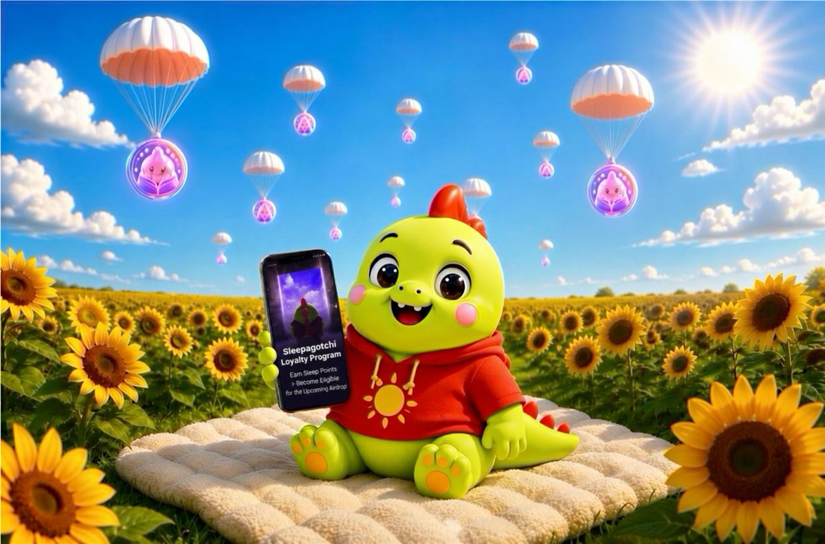 Hello_Everybaby's tweet photo. ☀️ The sun is shining, the points are falling...

💎 @Sleepagotchi is planning an $SLEEP airdrop! 💰

🦖 Connect your #Solana wallet → complete quests for points 💪

Join here ⤵️
https://t.co/Rx6xoev2KY

#Sleepagotchi #Web3 #Crypto #Airdrop #LoyaltyProgram #Points #NFTCommunity https://t.co/vBIXxNKpPw