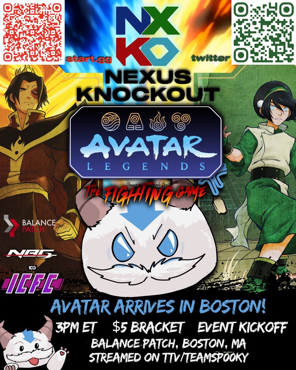 DCravate's tweet photo. It’s @NexusKnockout 8 Day! 

$100 pot bonus for 2xko and I’ll be joining @MarcTheDingle on commentary to kick off the show with some @avatar_fighters action! BP had a 31 person bracket last night and I’m excited to see the run backs 👀 . 

Stream on TeamSpooky! 🔗👇 https://t.co/Wg9wnclzsG