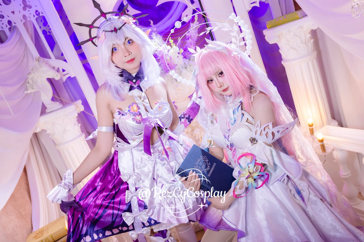 rezcycosplay's tweet photo. 💜 "Will you take our hands?"

If Castorice and Cyrene invited you on a journey...
Would you say yes?
-----------------------------------------
Castorice : @rezcycosplay
Cyrene : @Maiipiya04
Characters : #Castorice #Cyrene
Game : Honkai: Star Rail

#HSR #Cosplay #RezCyCosplay https://t.co/ZyJlkkFGRb