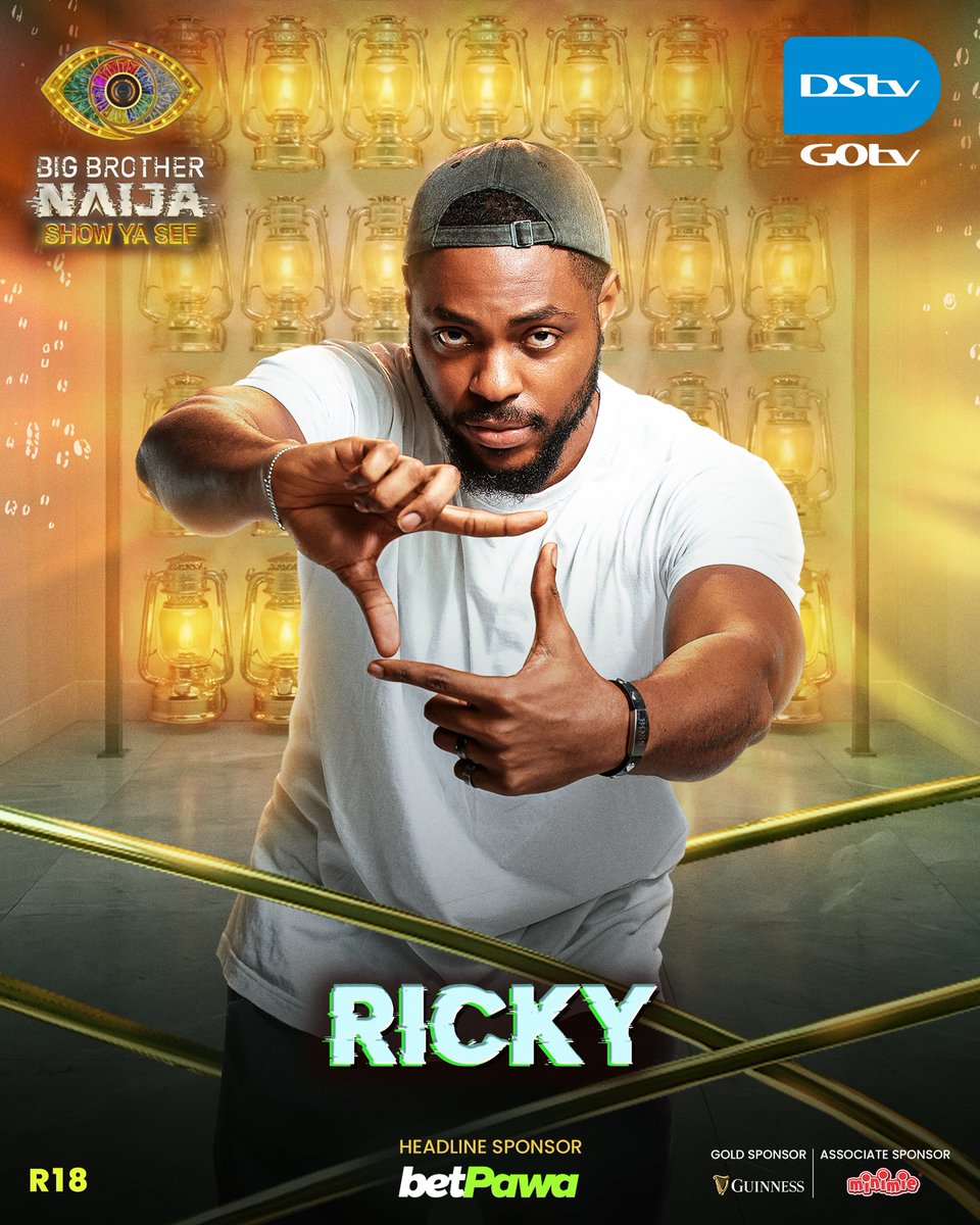BBNaija's tweet photo. Bad boy by necessity, that's Ricky 😮‍💨 33, Port Harcourt writer, finds love as thrilling as he finds literature, yet he doesn't subscribe to it. 
#BBNaija https://t.co/p2TvkTcWUS