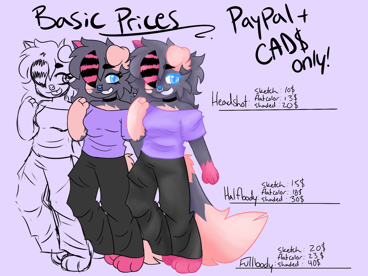 AppleJuixeBox's tweet photo. My commission prices!

#furryart #commissions #furryartcommission #furryartist https://t.co/utiMaR6jGu