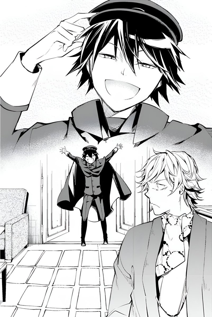 fukuzawasboobs's tweet photo. i really like fukuzawa in this art style rather than the other one it makes him look more cool 🤓 https://t.co/prUqrnhZ9d