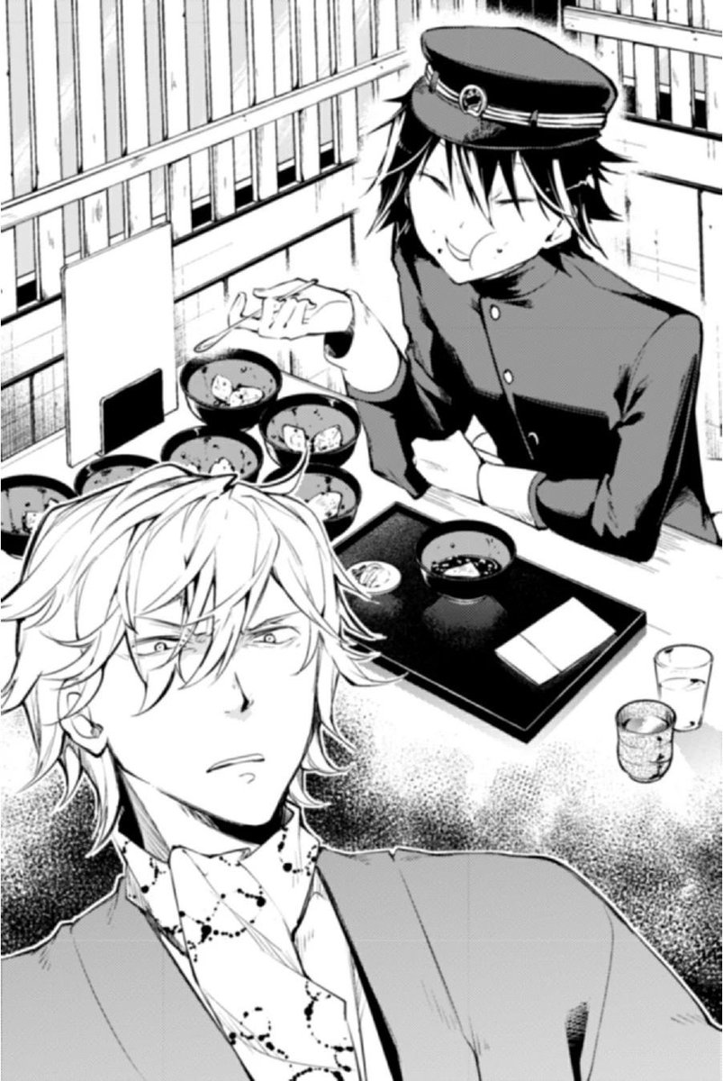 fukuzawasboobs's tweet photo. i really like fukuzawa in this art style rather than the other one it makes him look more cool 🤓 https://t.co/prUqrnhZ9d